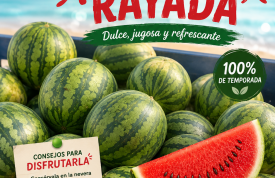 Sandía, dulce, jugosa y REFRESCANTE